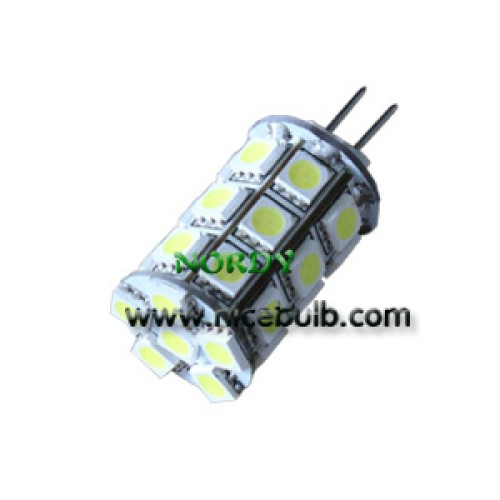 G4 360 degree smd 27 led light car bulb lamp 5050 5.5w