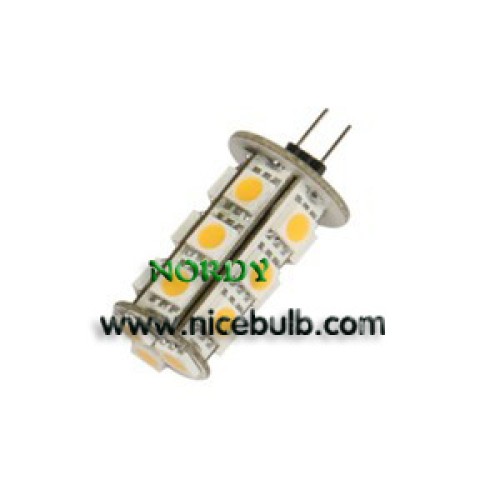 G4 360 degree smd 18 led light car bulb lamp dc 12v 5050 3.5w