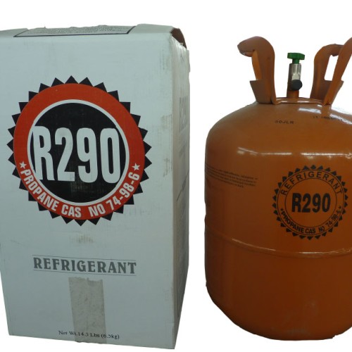 Cylinder refrigerant for refrigeration equipments r290