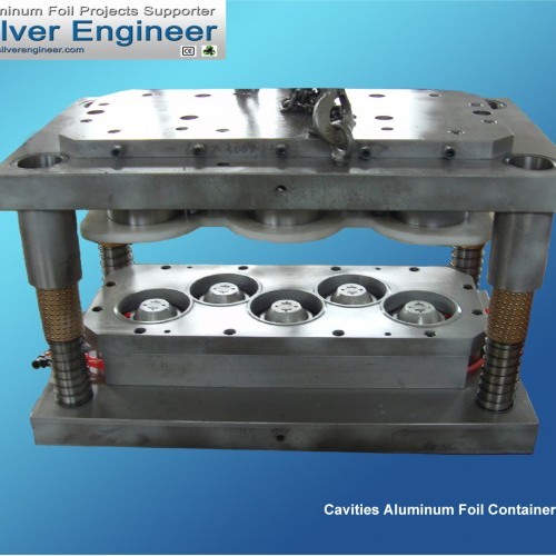 Aluminum foil container mould