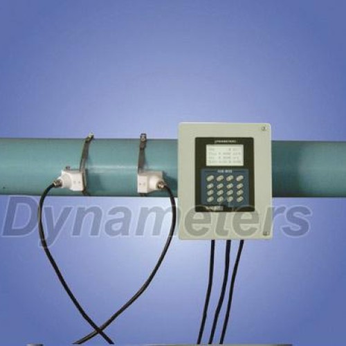 Series clamp-on transit-time flow meters