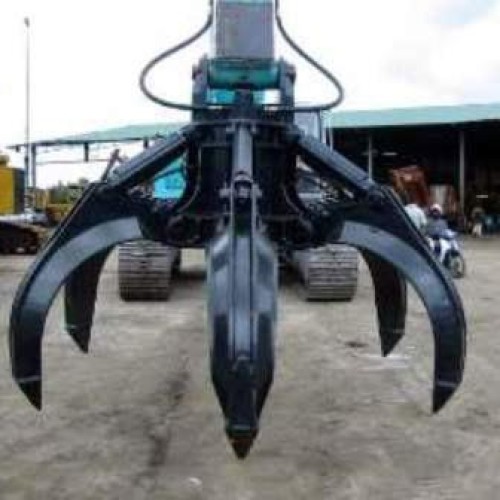 Kobelco sk400 steel scrap iron grapple