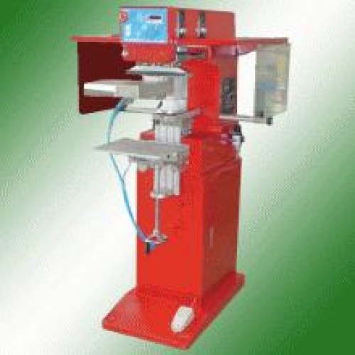 Pad print machine for shoe heel