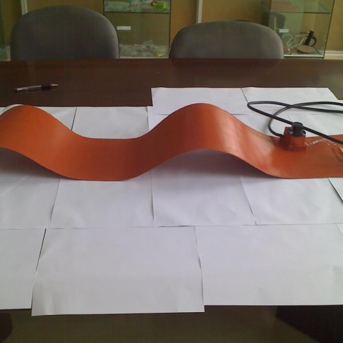 Silicone rubber heater