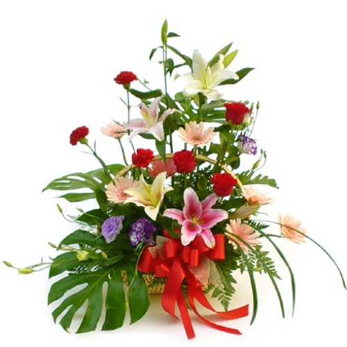 Mix flower basket