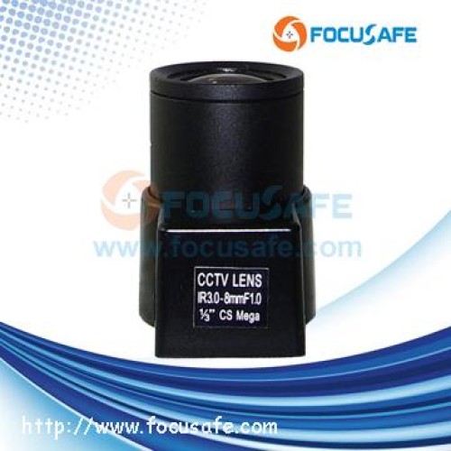 Cctv lens 3-8mm mega pixel  ir