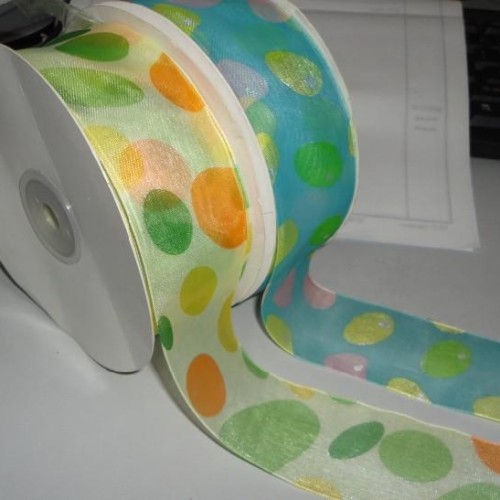 Heat transfer printed ribbon