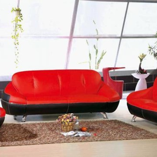 Modern leather sofa, furniture