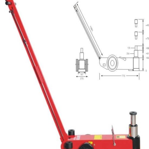 Air hydraulic jack