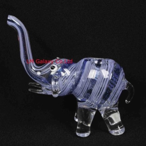 Elephant smoking pipe quality glass