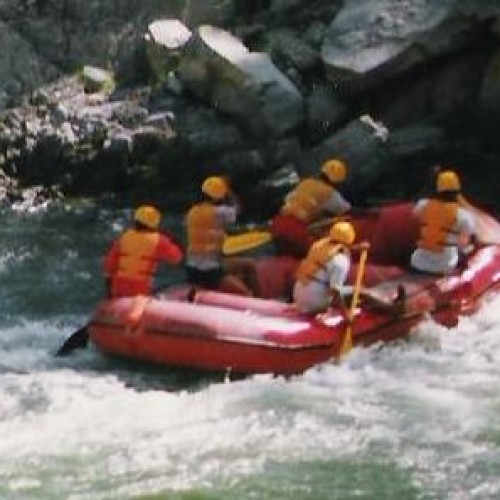 white water raft