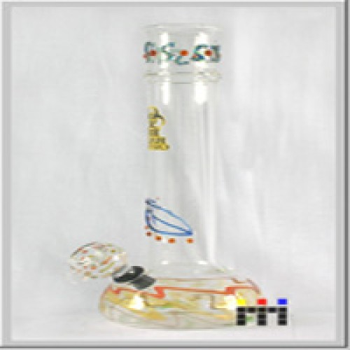 Color glass smoking set