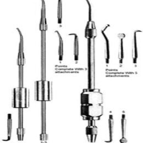 Dental crown instruments