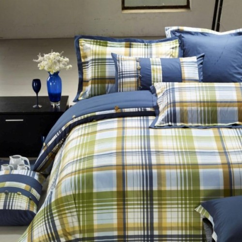 Twill reactive printed bedding set