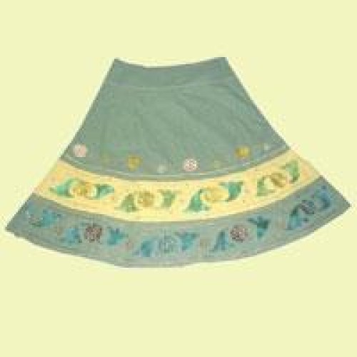 Ladies embroidered skirts