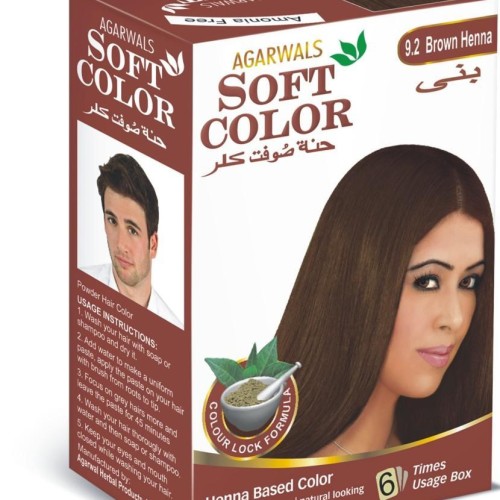 brown henna hair color