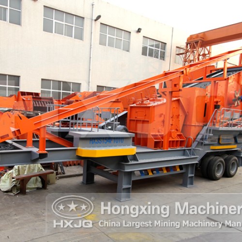 Mobile mining plant