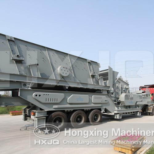 Portable aggregate plant