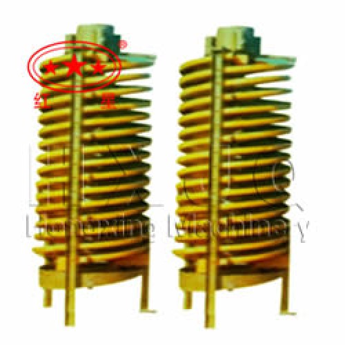 Gravity spiral chute