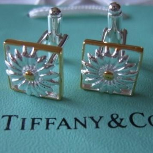 Tiffany cuff link, silver jewelry