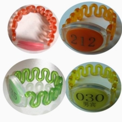 125khz/13.56mhz rfid wristband  access control swimming pool