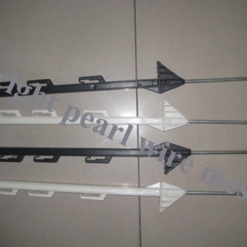 Electric fence poly post (step-in poly post)