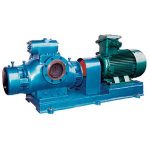 Double absorb twin screw pump