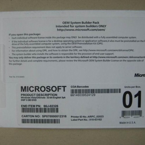 4    windows xp professional sp3 oem
