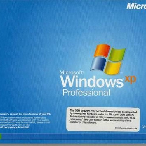 4    windows xp professional sp3 oem