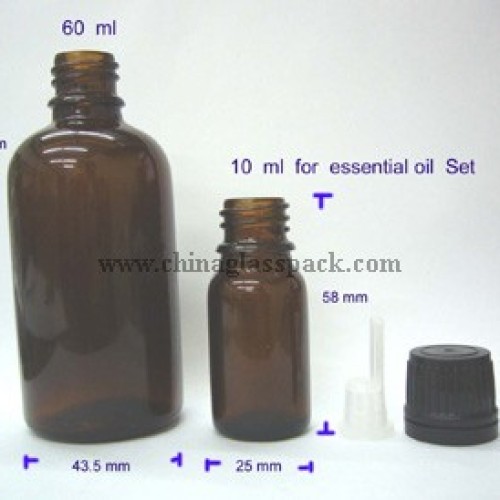 Moulded glass bottle(drop dispensing bottle din 18mm)