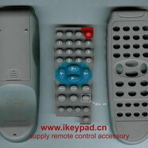 Universal remote control keypad