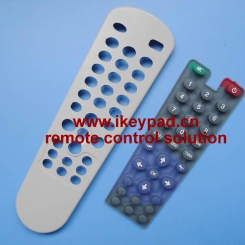 Remote control silicone rubber keypad