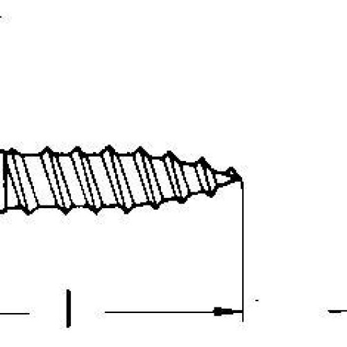 A tapping screw, machine screw, wood screw, hex bolts