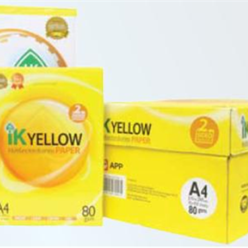 Ik yellow a4 copy paper 80gsm/75gsm/70gsm