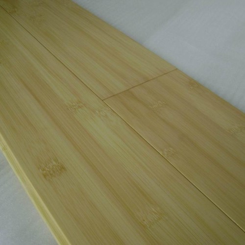 Natural horizontal bamboo flooring