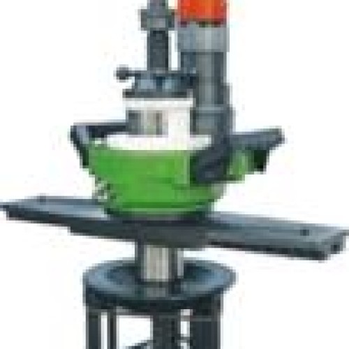 Movable pipe end beveling machines
