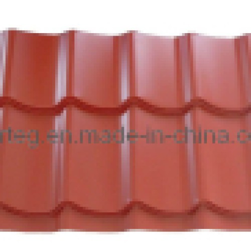 Color coated steel tile sheet