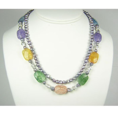 Antique necklace set