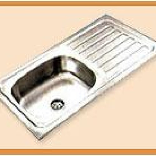 Drainboard kitchen sink