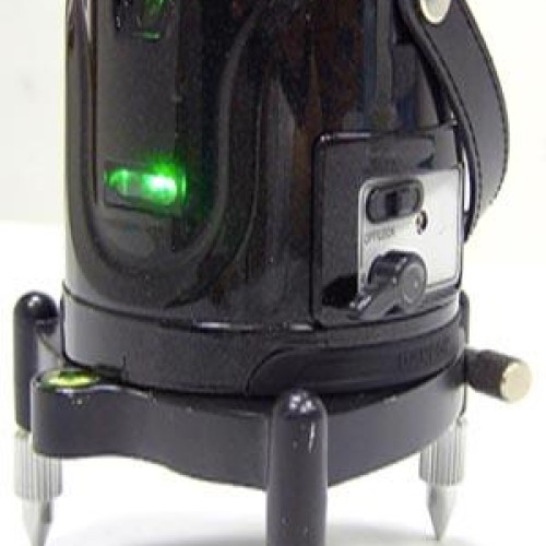 Cross line green beam laser level