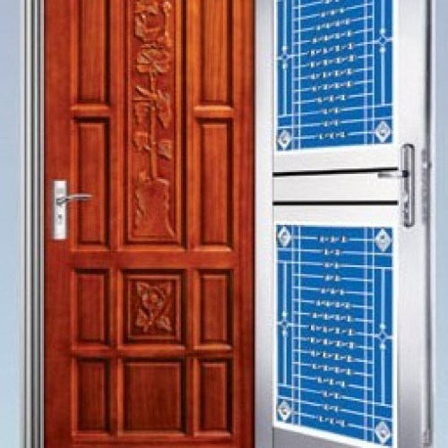 Foshan jinan stainless steel door set door