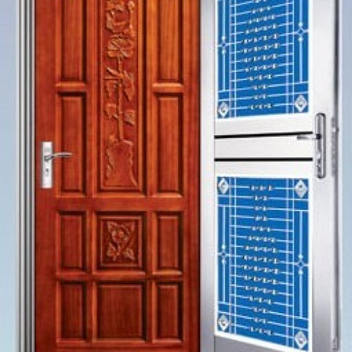 Foshan jinan stainless steel door set door
