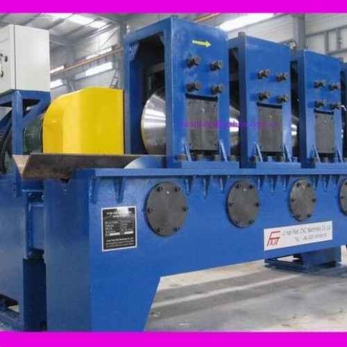 Roller type angle straightening machine