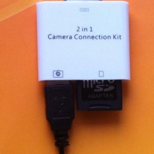 2 in 1 camera connection kit for ipad