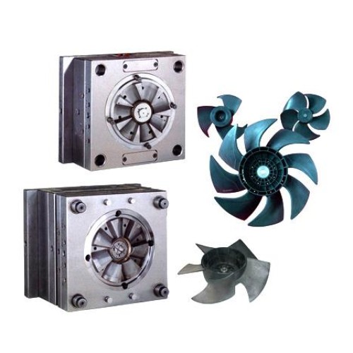 Plastic fan mould