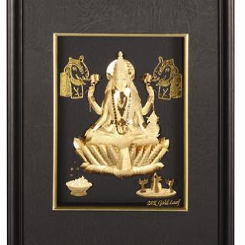 3D gold foil Laxmi