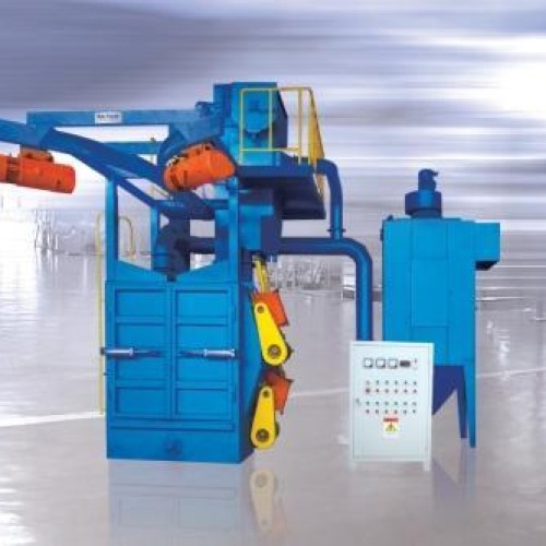 Q37 series overhead rail spinner hanger shot blasting machine