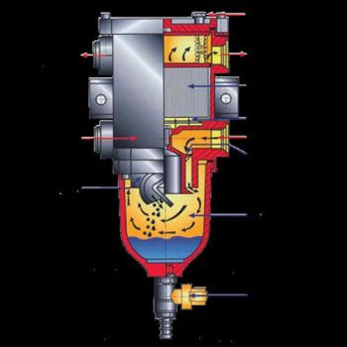 Separ 2000 diesel fuel filter cum water separator