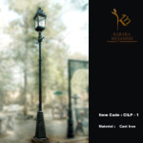 Cast iron lamp posts