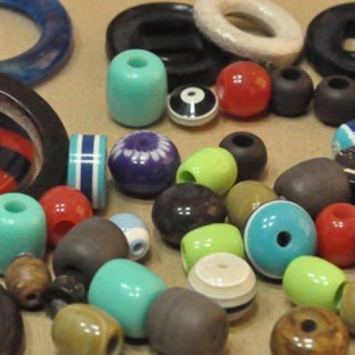 Beads, rings, toggles and tags